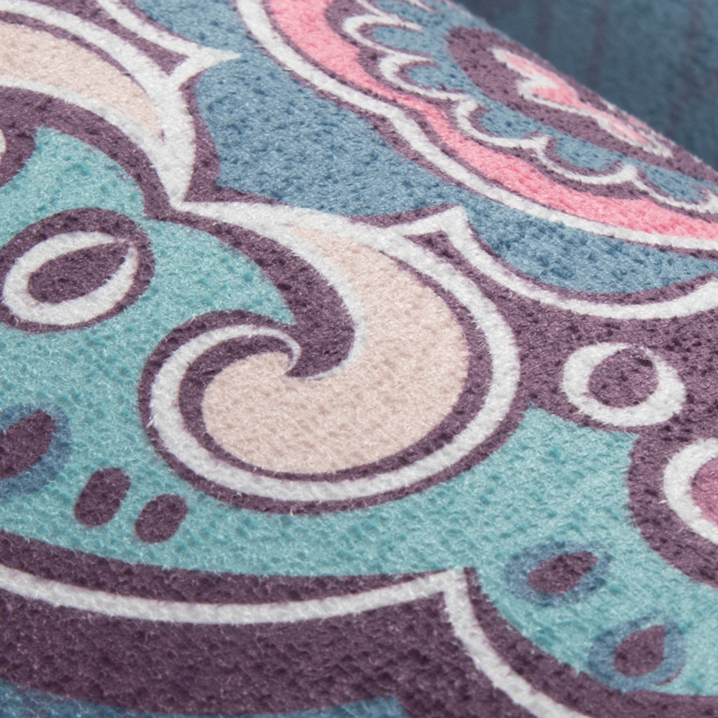 PAIDU Manufacturer BSCI Custom Design Extra Large 80cm Eco Non Slip Tpe Suede Yoga Mat