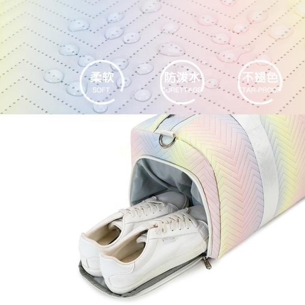 PAIDU Manufacturer Weave Win 2022 hotsale dyffel bag gym waterproof sports dry wet separation gym bags DDP