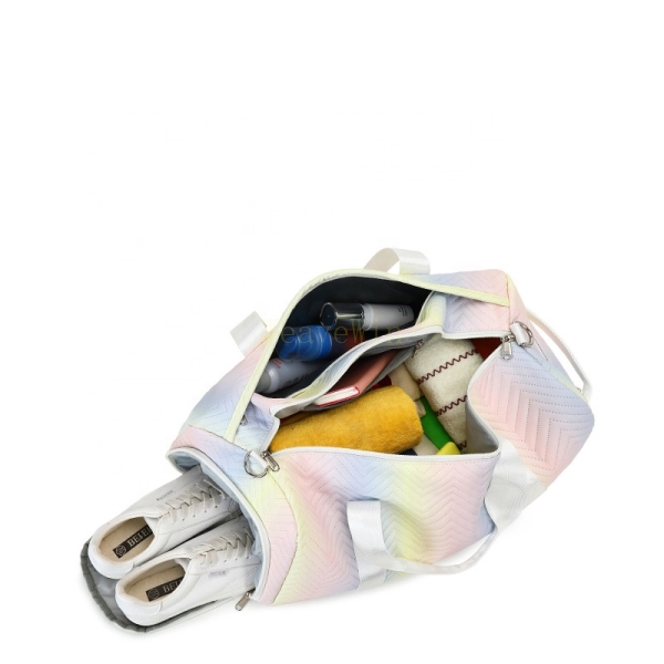 PAIDU Manufacturer Weave Win 2022 hotsale dyffel bag gym waterproof sports dry wet separation gym bags DDP