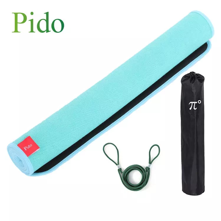 PAIDU Manufacturer BSCI Hemp Jute Yoga Mat Factory Natural Top Pvc Fabric Pcs Weight Yoga Mat