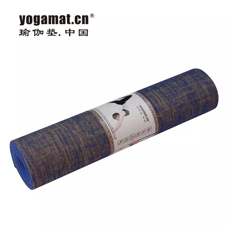 PAIDU Manufacturer BSCI Yoga Mats High Quality Natural Organic Material Eco Friendly Fiber-durable 173*61*0.7cm