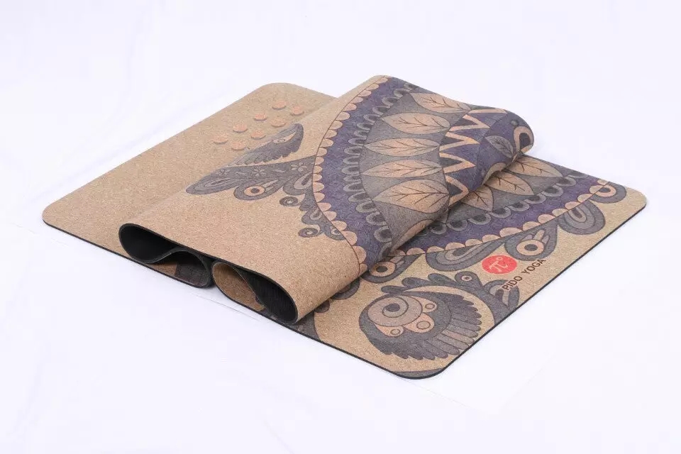 PAIDU Manufacturer BSCI Yoga Rubber Jute Yoga Mat PVC Yoga Rubber Natural Mats