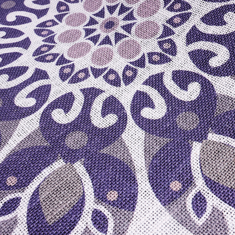 PAIDU Manufacturer BSCI Custom Pattern Fitness Natural Jute Yoga Mat PU Rubber Yoga Mat for Yoga