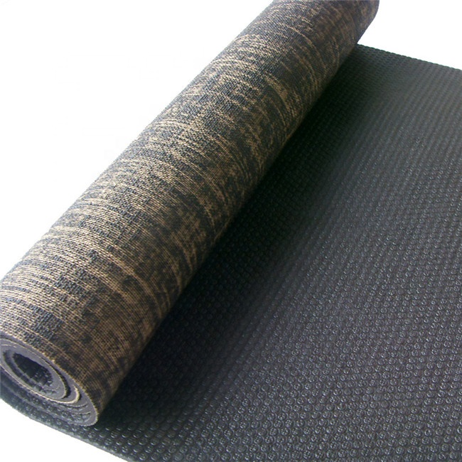 PAIDU Manufacturer BSCI Eco-Friendly Organic Natural Jute Yoga Mat