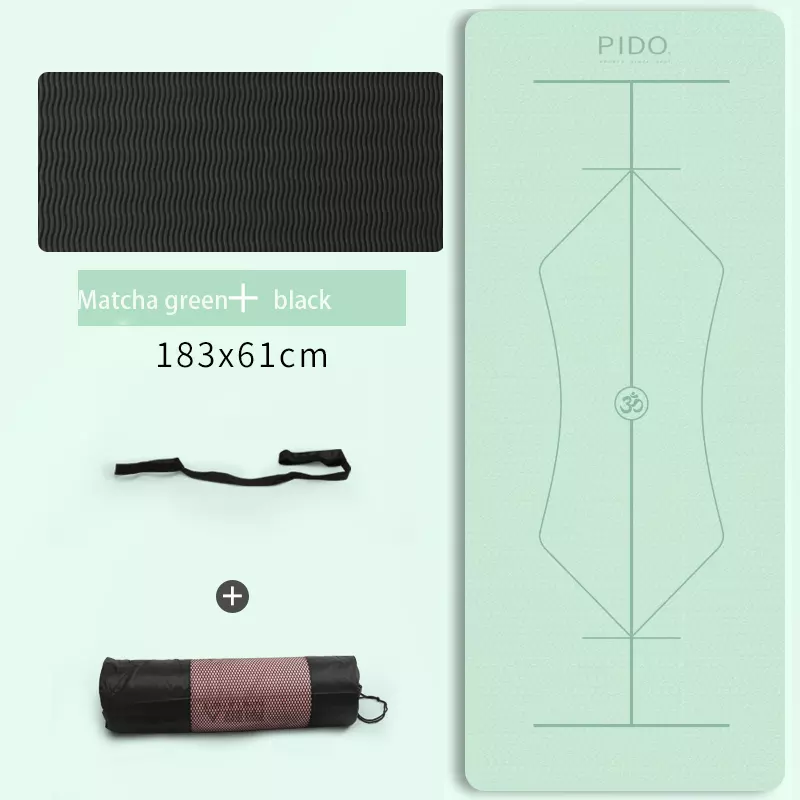 TPE Body Line Yoga Mat