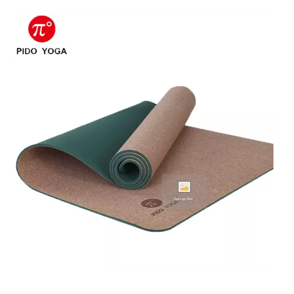 TPE cork yoga mat