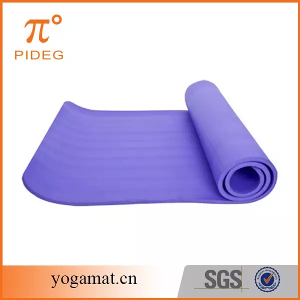 Paidu Manufacturer Nbr Yoga Mat With Strap, Wholesale High Quality Custom Black Thickness Yoga Mat
