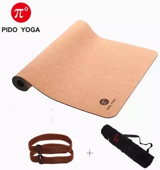 Paidu Manufacturer Foldable Eco-Friendly Absorbent Anti-Tear cork yoga mat
