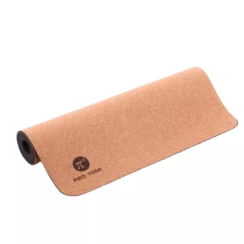 Paidu Manufacturer Natural ECO-friendly Stretchy Skidproof Cork Yoga Mat