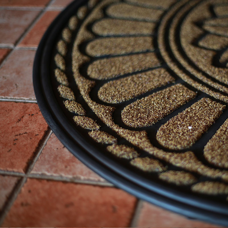 Paidu Manufacturer Anti Door Mat Slip Foot Mat Home Indoor Outdoor Floor Mat Grey