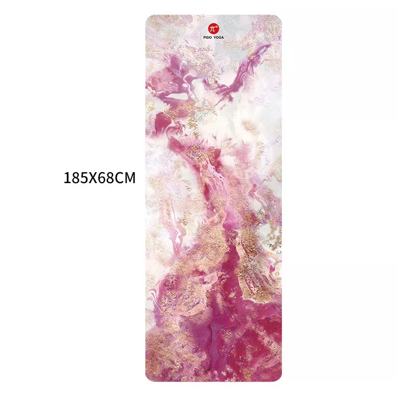 Paidu Manufacturer travel washable suede rubber yoga mat with bag