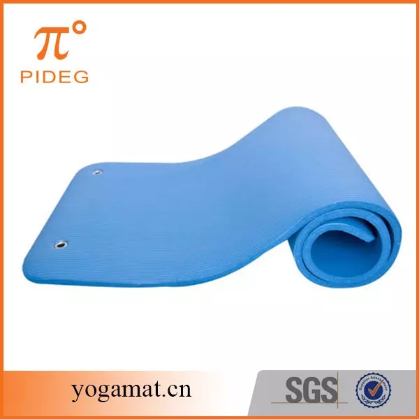 Paidu Manufacturer Nbr Yoga Mat With Strap, Wholesale High Quality Custom Black Thickness Yoga Mat