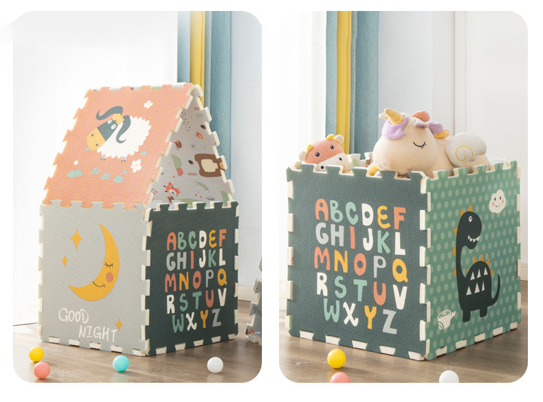 Paidu Manufacturer Xpe Baby Play Mat Foldable Children Carpet Cartoon Eco Friendly