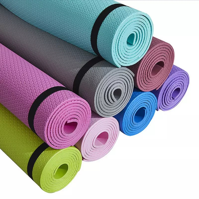 Paidu Manufacturer Yoga Mat Anti-skid Sports Fitness 4mm Thick EVA Comfort Foam