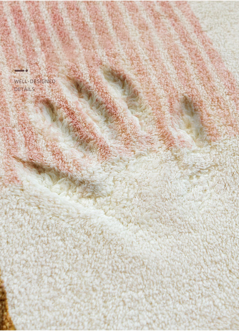 Paidu Manufacturer Carton Foot Mat Living Room Bedroom Decoration Fluffy Super Soft