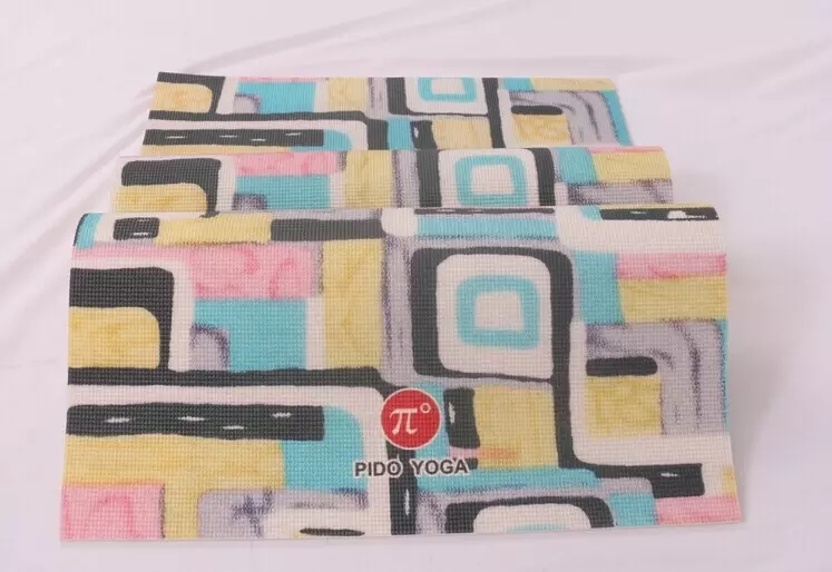 Paidu Manufacturer PVC Yoga Mat for Yoga Pilates Fitness and Floor Workout at Home