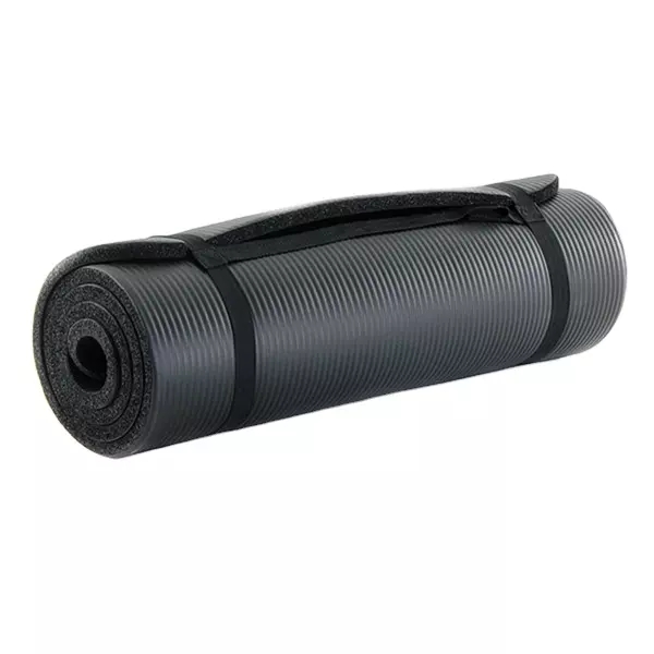 Paidu Manufacturer Nbr Yoga Mat With Strap, Wholesale High Quality Custom Black Thickness Yoga Mat