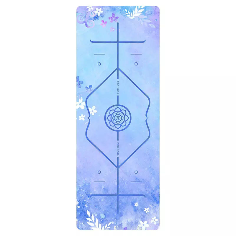 Paidu Manufacturer travel washable suede rubber yoga mat with bag