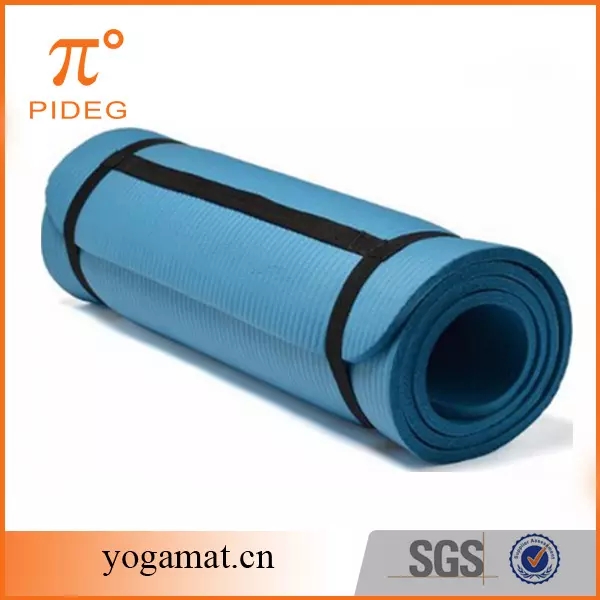 Paidu Manufacturer Nbr Yoga Mat With Strap, Wholesale High Quality Custom Black Thickness Yoga Mat