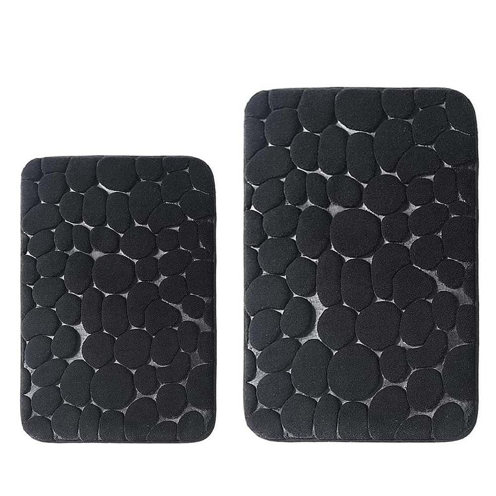 Paidu Manufacture Stone Bath Mat Soft Fluffy Polyester Non-Slip Bottom