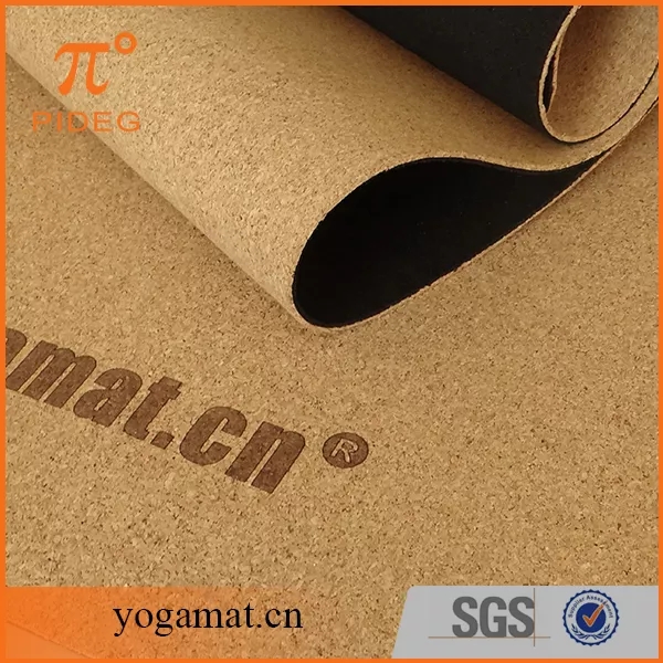 Paidu Manufacturer Natural ECO-friendly Stretchy Skidproof Cork Yoga Mat