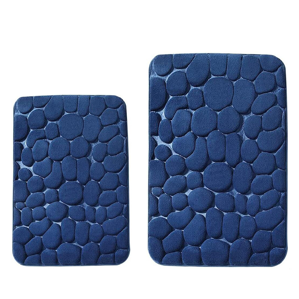 Paidu Manufacture Stone Bath Mat Soft Fluffy Polyester Non-Slip Bottom