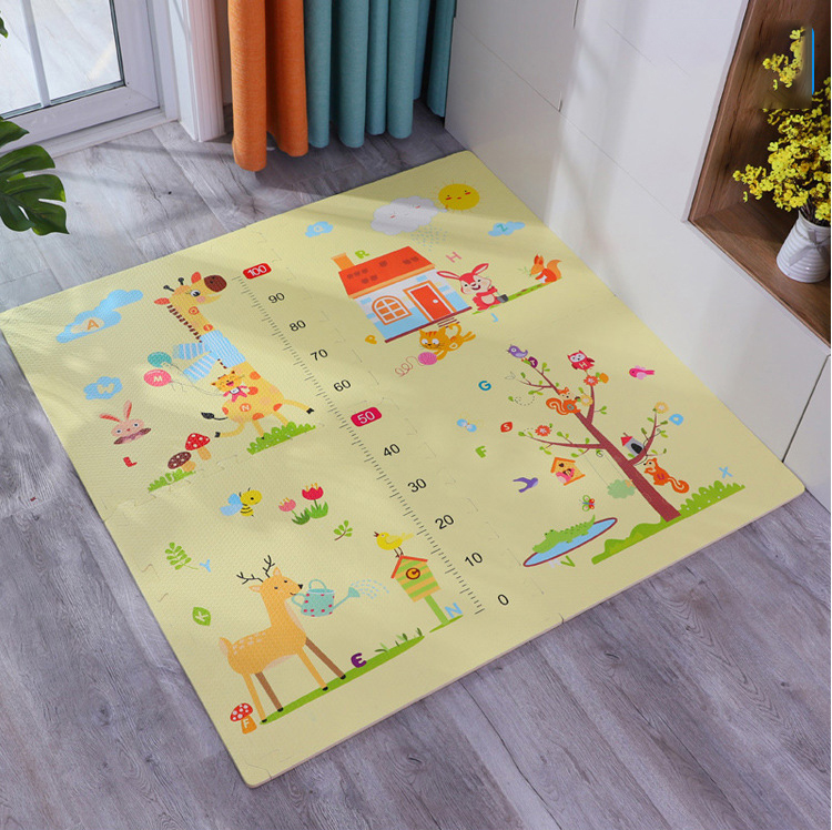 PAIDU Manufacturer EVA Baby Play Mat Cartoon Puzzle Mat Foldable Children Carpet Mat