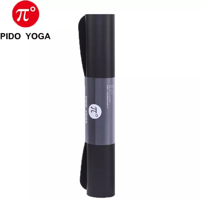 Paidu Manufacturer Black Gym Fitness Exercise Natural Rubber Yoga Mat