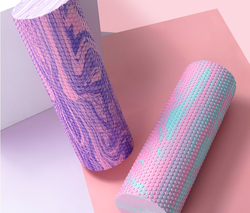 Wholesale Cheap High Density Custom Multi Color Selection Eva Hollow Massage Muscle Yoga Foam Roller DDP
