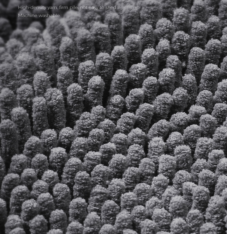 Paidu Manufacturer 3Pcs Toile Mat Soft Bathroom Mats Polyester Fluffy Non-Slip