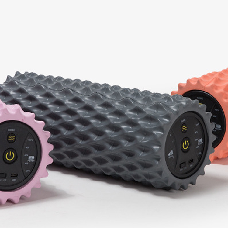 Wholesale 5 speed body building Electric Fitness Yoga Vibrating Muscles Massage Foam Roller  Yoga products DDP