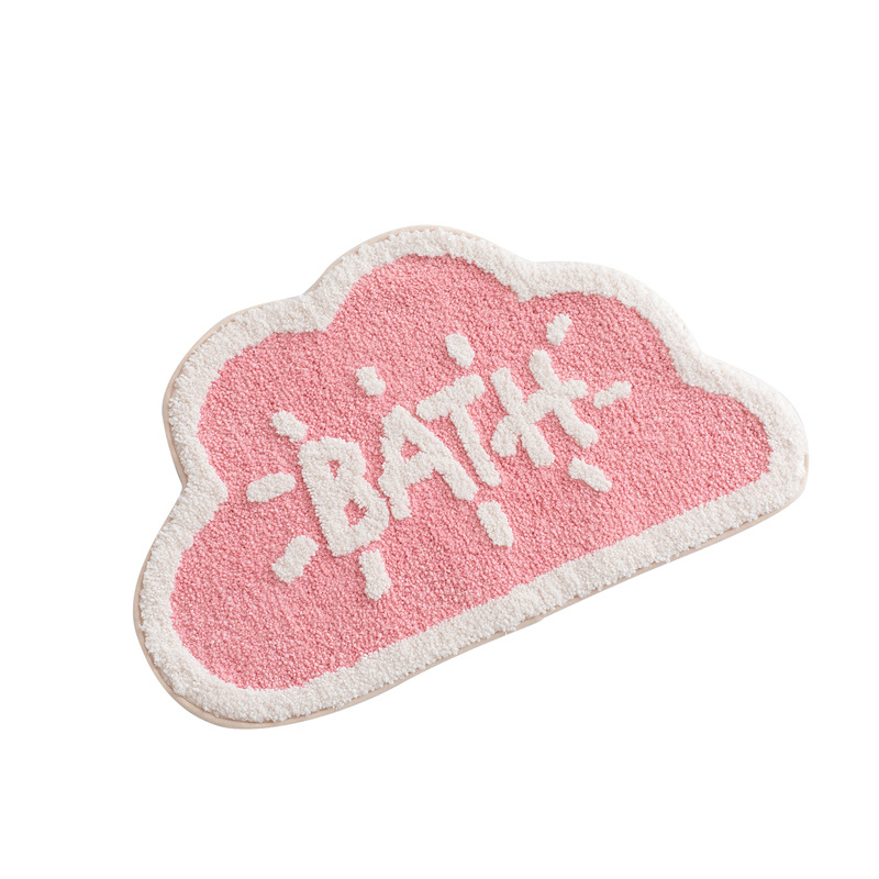 Paidu Manufacture Bath Mat Polyester Non-Slip Bottom Super Absorbent Bath Mats