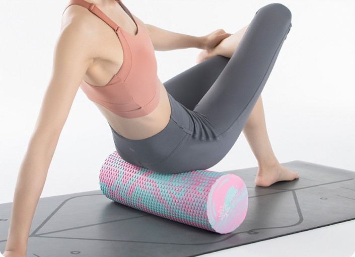 Wholesale Cheap High Density Custom Multi Color Selection Eva Hollow Massage Muscle Yoga Foam Roller DDP