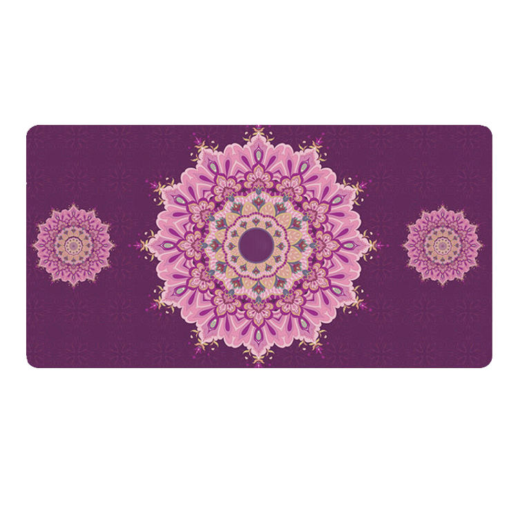 PAIDU Manufacturer BSCI Blue 8MM Non-Slip Yoga Mat Set Suede Yoga Mat Tpe