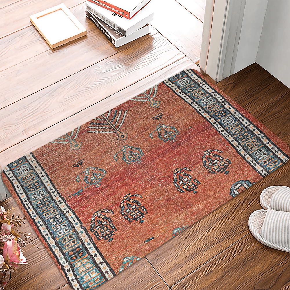 PAIDU Manufacturer Bohemian Style Flannel Mat Non-Slip For Living Room welcome Doormat