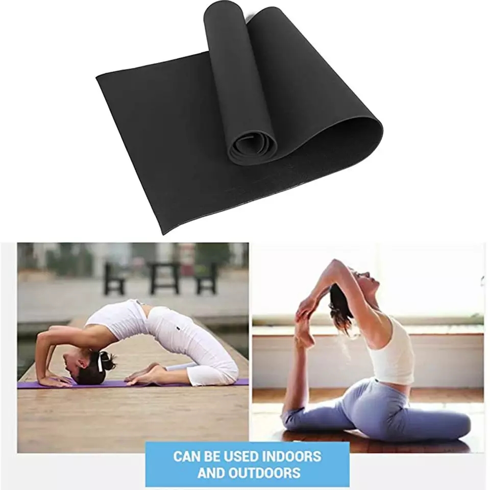 Paidu Manufacturer Yoga Mat Anti-skid Sports Fitness 4mm Thick EVA Comfort Foam