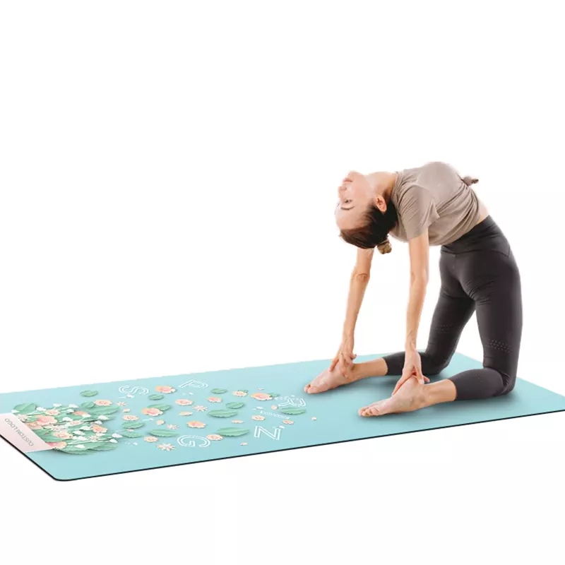 PAIDU Manufacturer BSCI 2mm Extra Thick Suede TPE Yoga Mat Exercise Travel Fitness Mat Non-slip