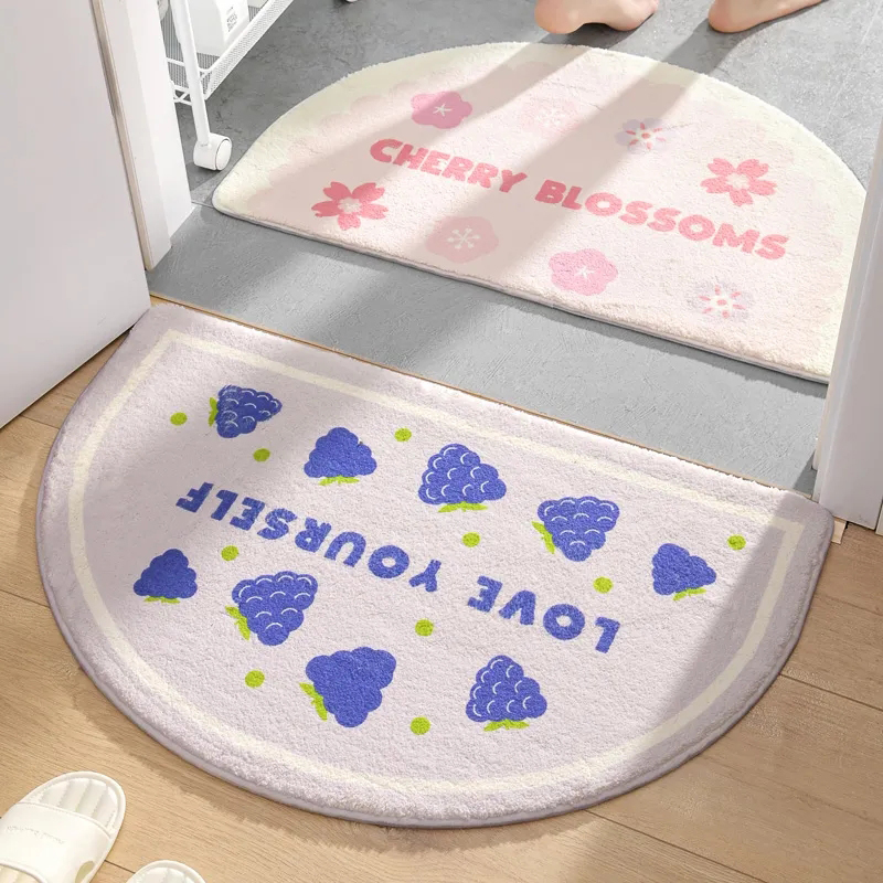 PAIDU Manufacturer BSCI Floral Welcome Entrance Doormats Carpets Rug For Home Bath Living Room