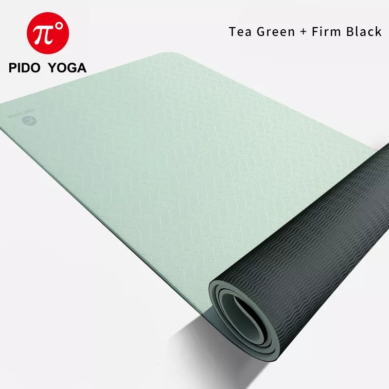 PAIDU Manufacturer BSCI Yoga Mat Tpe 6mm Double Layer Yoga Matt