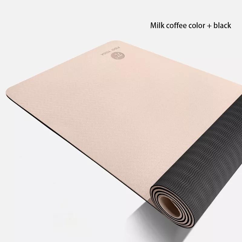 PAIDU Manufacturer BSCI Yoga Mat Tpe 6mm Double Layer Yoga Matt