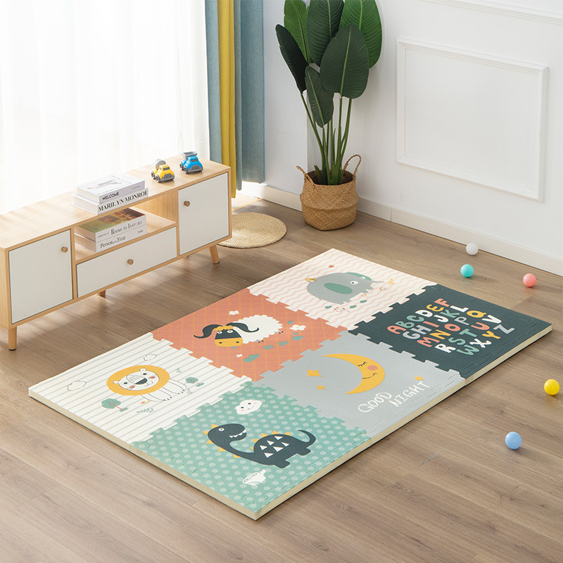 Paidu Manufacturer Xpe Baby Play Mat Foldable Children Carpet Cartoon Eco Friendly