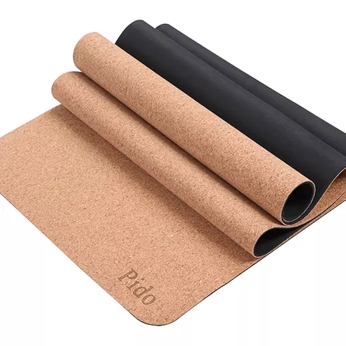 Paidu Manufacturer strength stretch cork yoga mat for yoga fitness training