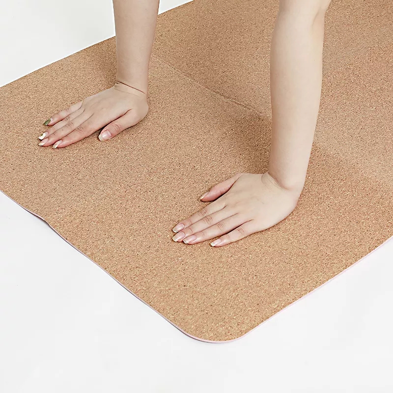 PAIDU Manufacturer BSCI Foldable Portable Fitness Exercise Eco Friendly Cork Yoga Mat