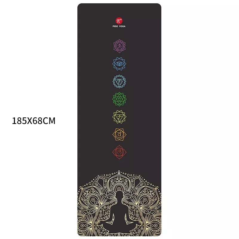 PAIDU Manufacturer BSCI 1.5mm Natural Rubber Hot Yoga Mat Foldable