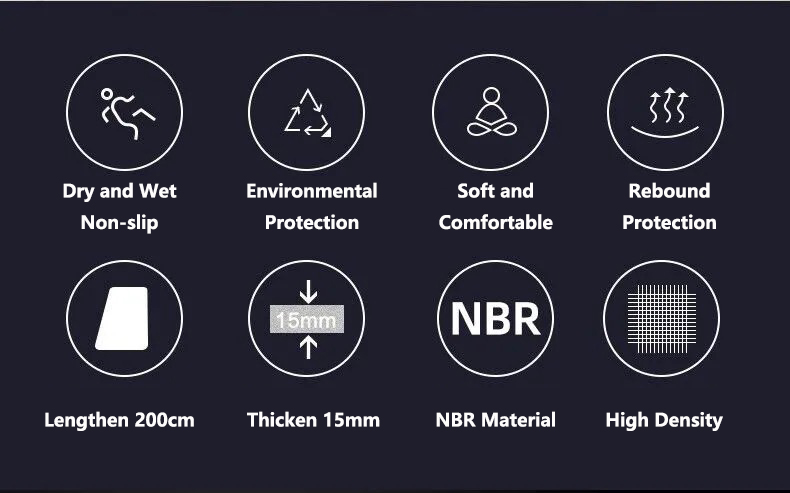 PAIDU Manufacturer BSCI 20MM Thicken/Lengthen Non-Slip Durable Fitness Pilates Acupressure