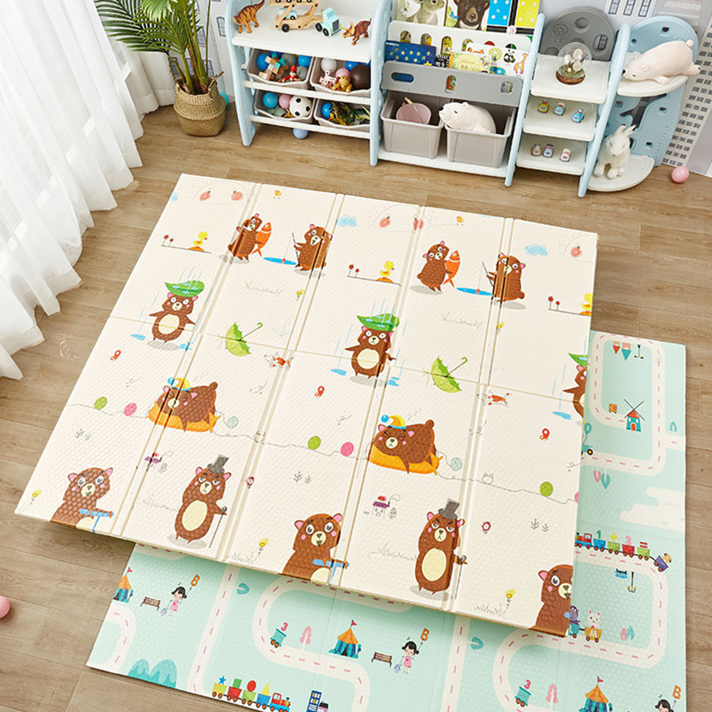 PAIDU Manufacturer Foldable Cartoon Baby Play Mat XPE Puzzle Children Mat