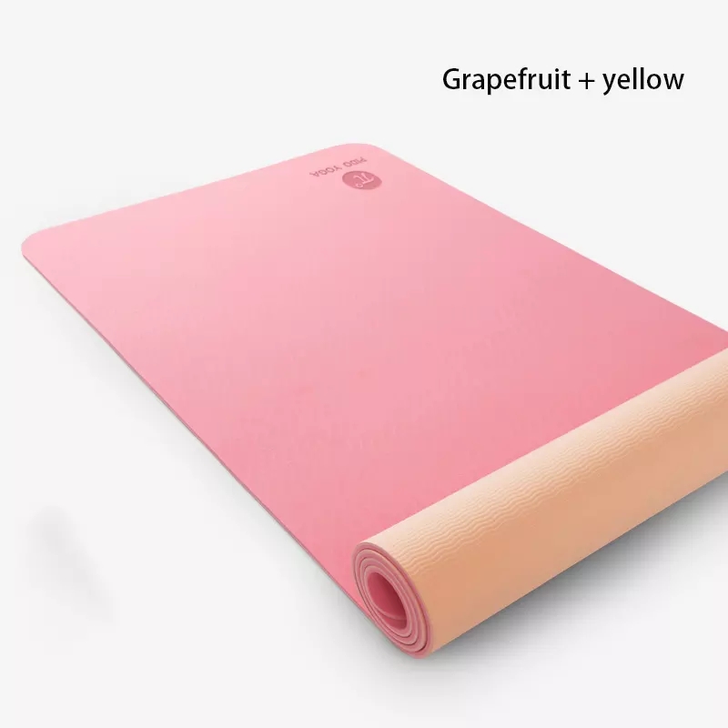 PAIDU Manufacturer BSCI Yoga Mat Tpe 6mm Double Layer Yoga Matt