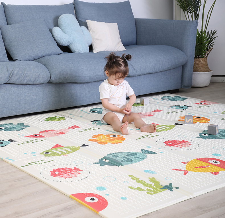 Paidu Manufacturer Xpe Baby Play Mat Foldable Children Carpet Cartoon Eco Friendly
