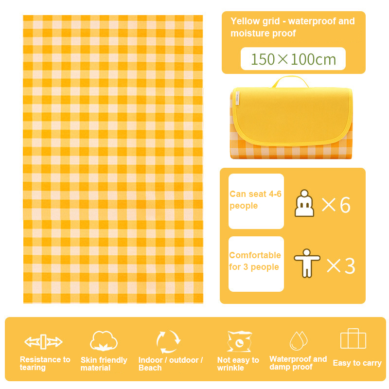 PAIDU Manufacturer BSCI Portable Beach Blanket Folding Mat Outdoor Picnic Mat Camping Mat