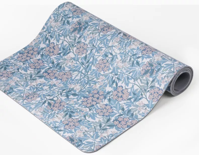 PAIDU Manufacturer BSCI NEW 6MM Suede TPE Yoga Mat with Color Printing